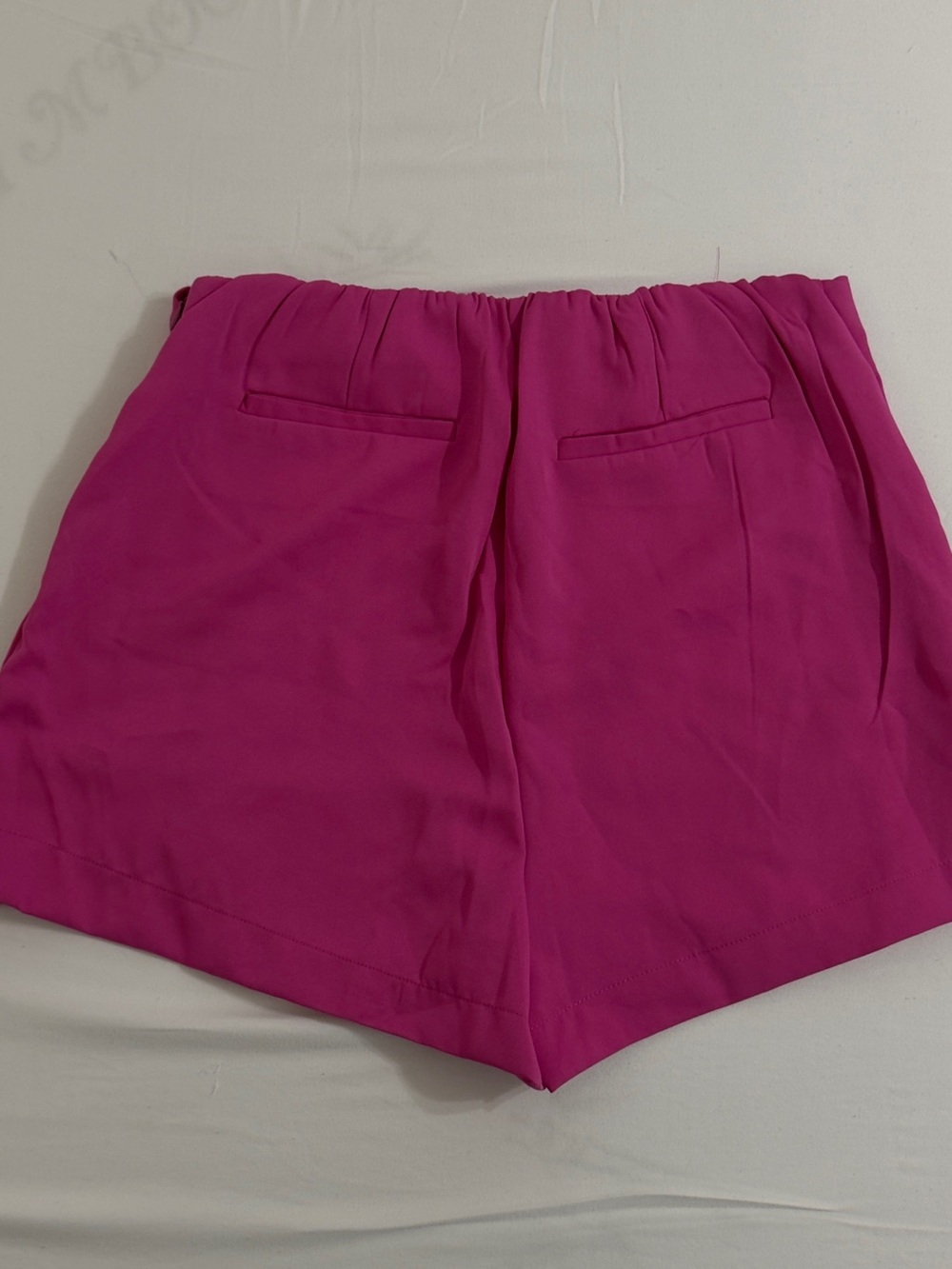 Women’s Fuchsia Wrap Mini Skirt size L - Picture 6 of 8